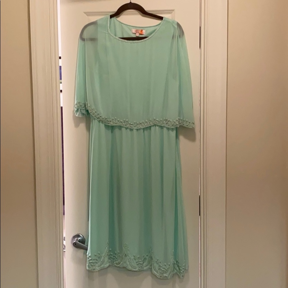 Gatsby Style Cape Top Dress